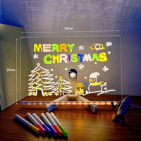 Erasable LED Drawing Fluorescent Screen