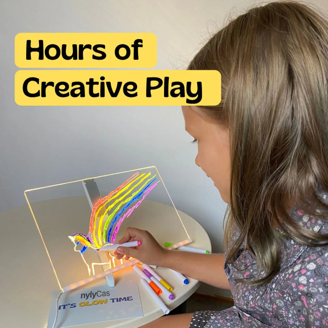 Erasable LED Drawing Fluorescent Screen