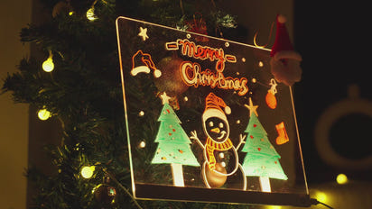 Erasable LED Drawing Fluorescent Screen